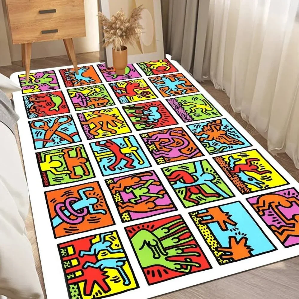 Keith Haring Kitchen Mat Cheaper Anti-slip Modern Living Room Balcony
